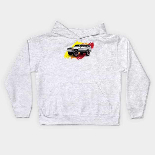 Toyota 4Runner 1985 Kids Hoodie by 6thGear